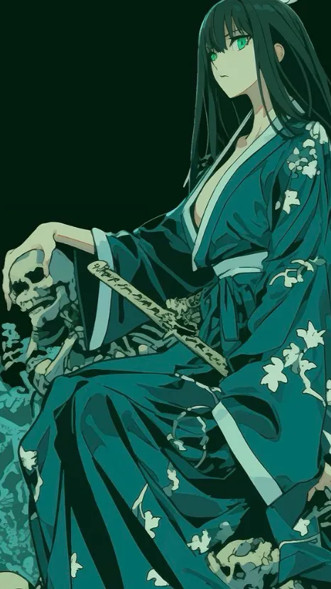 ai character: Akari  background