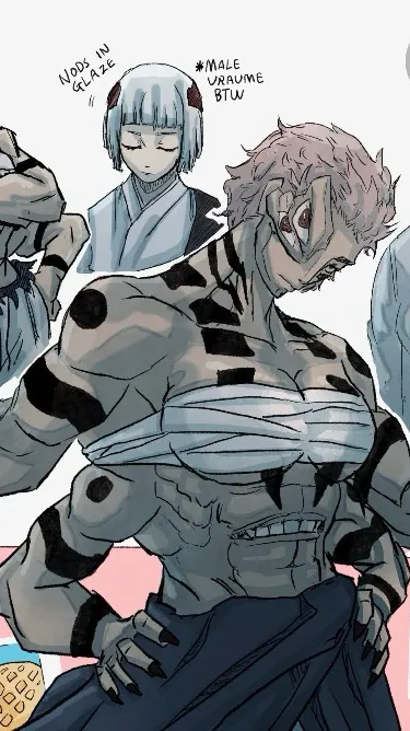 ai character: Fem Sukuna background