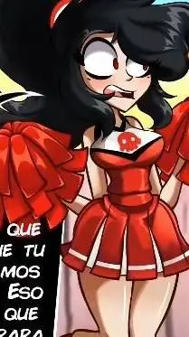 ai character: tu amiga porrista  background