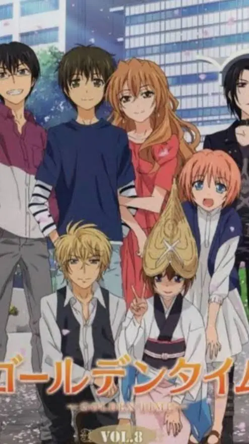 ai character: Golden time  background