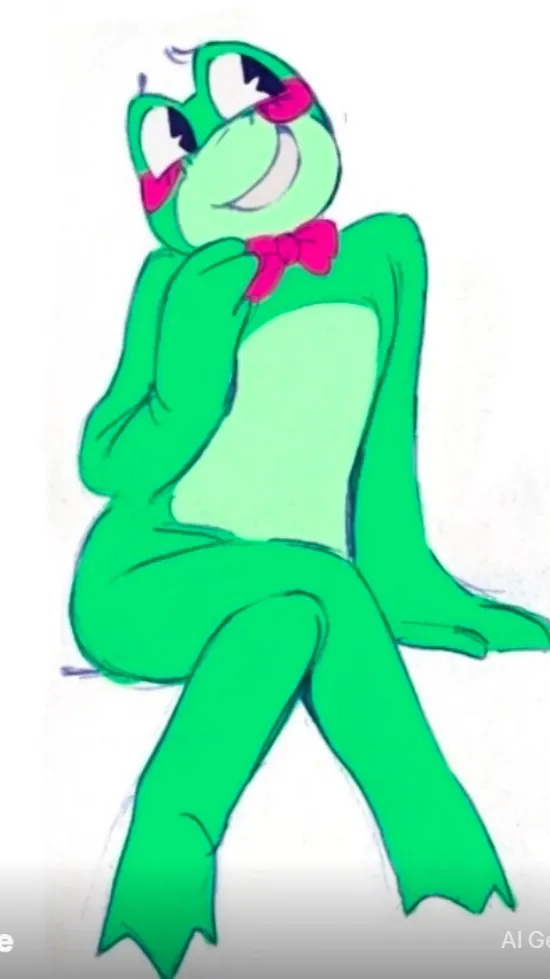 ai character: Ribbit background