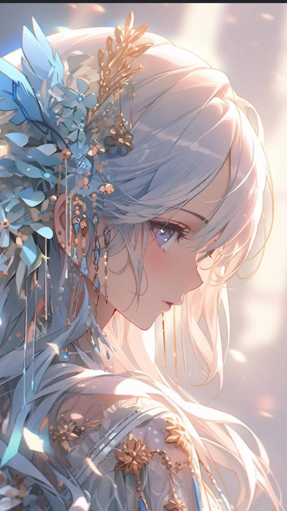 ai character: Crystal  background