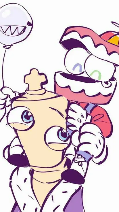 ai character: kinger y caine bb background