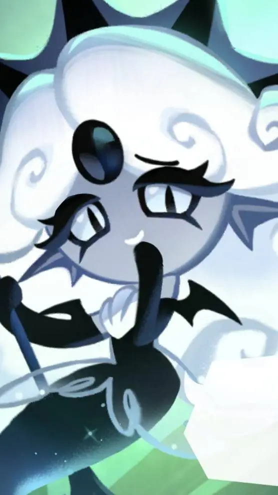 ai character: black pearl cookie background