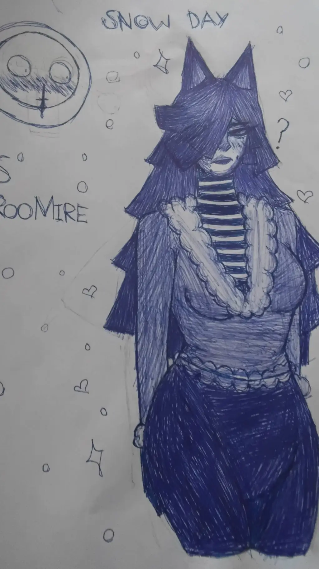 ai character: female broomire  background