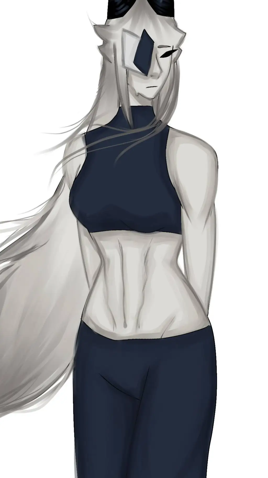 ai character: muscular ms.cle background