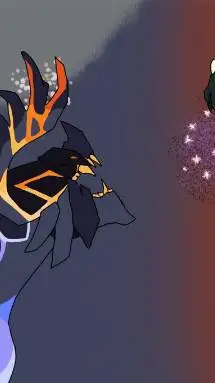 ai character: caldonterrus vs ko background