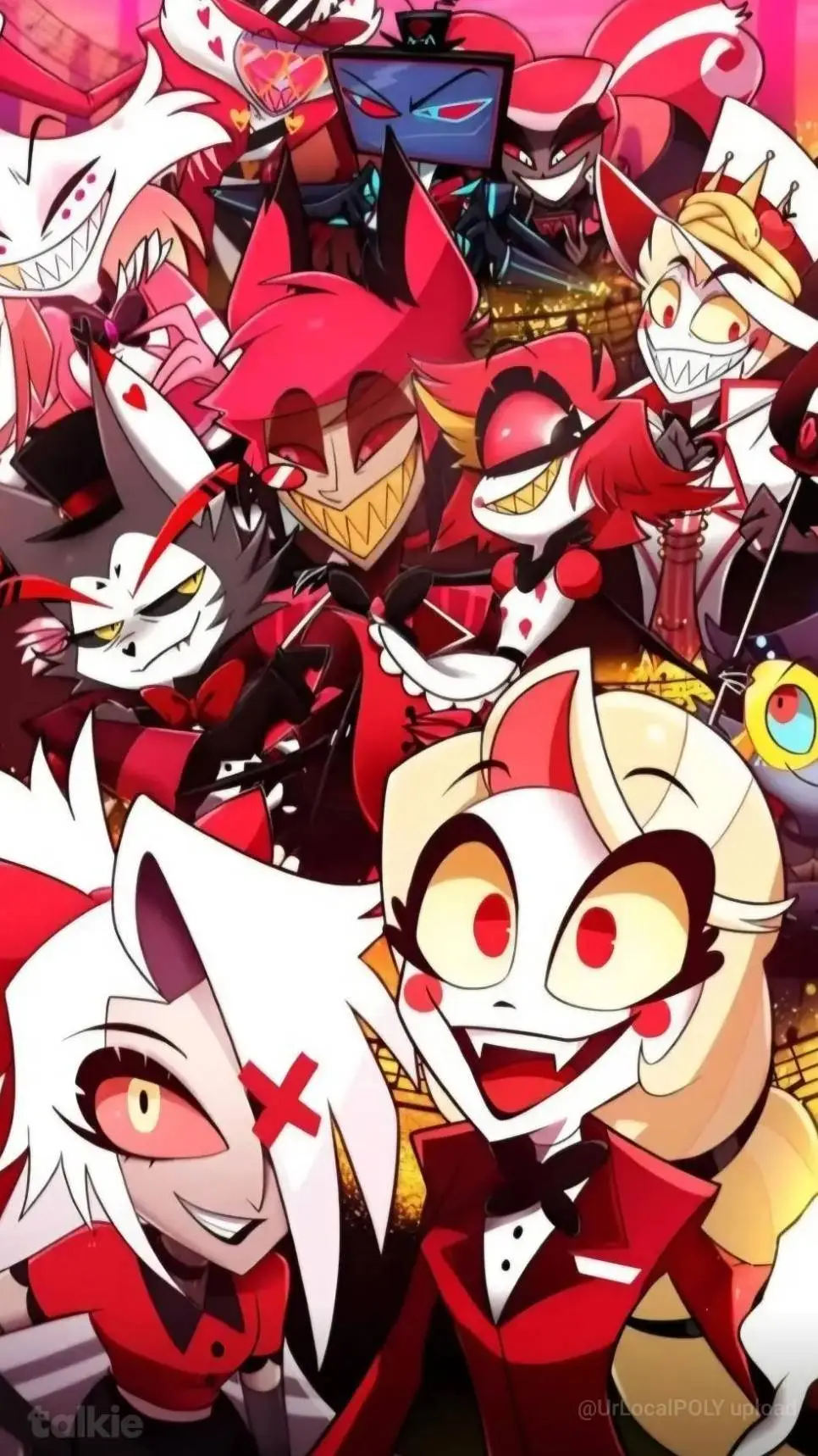 ai character: Hazbin  background