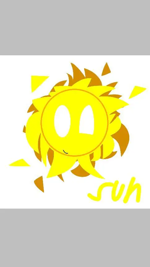 ai character: sun! background