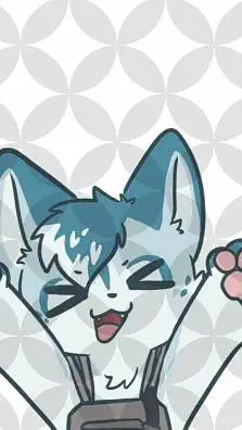 ai character: NAMIDA cat background