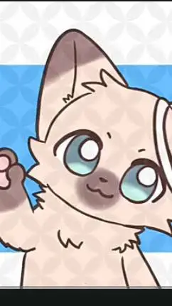 ai character: Dial note cat background