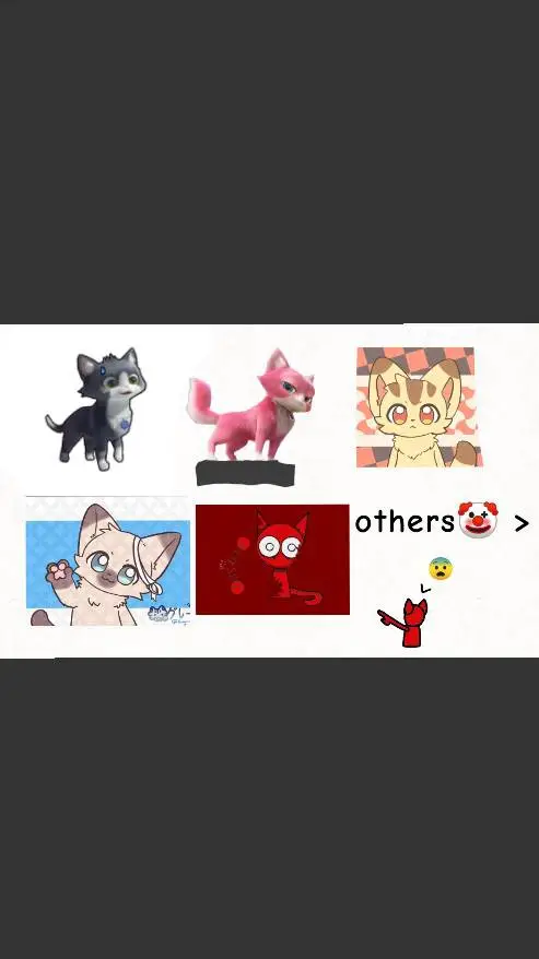 ai character: Giant Cats!?😨 background