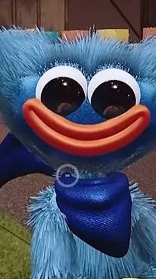 ai character: Baby huggy wuggy background