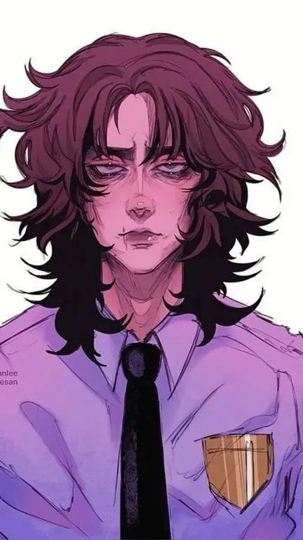 ai character: Michael afton.  background