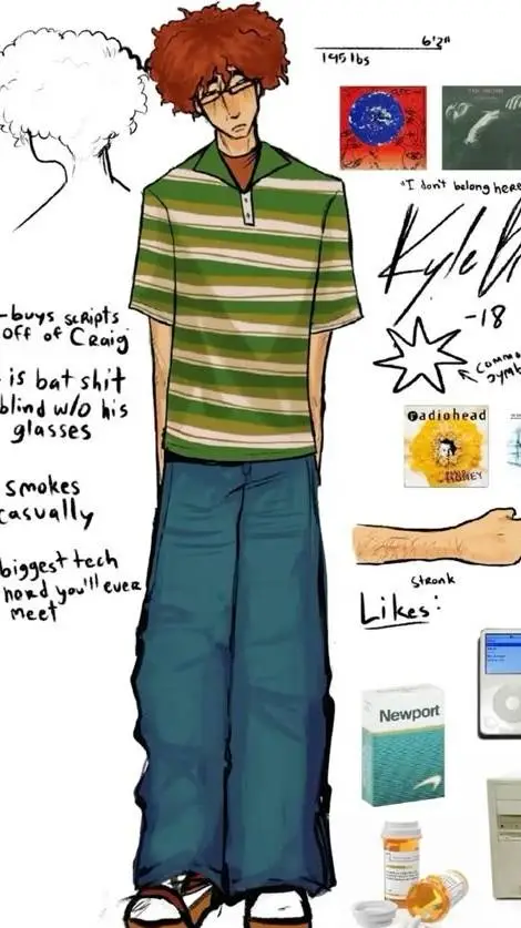 ai character: SOUTH PARK  background
