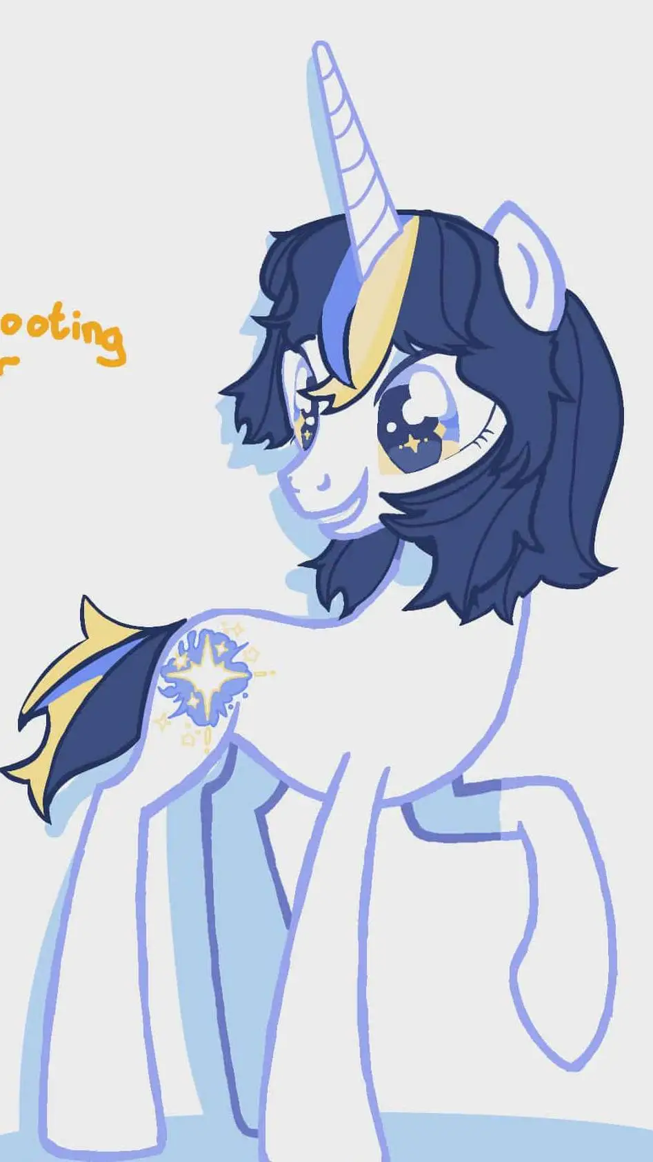 ai character: Shooting Star background