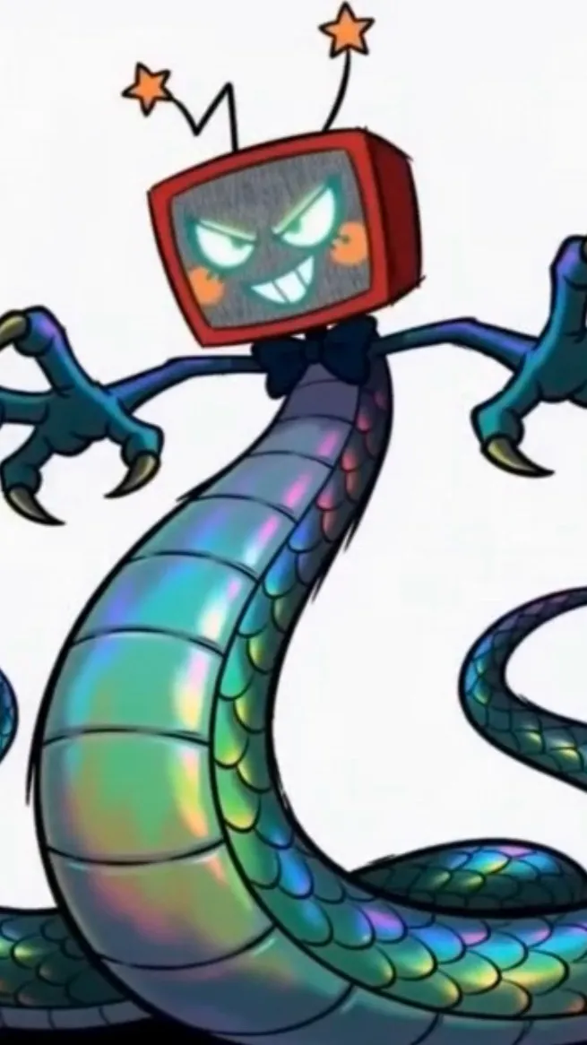 ai character: Twisted Vee (Snake background