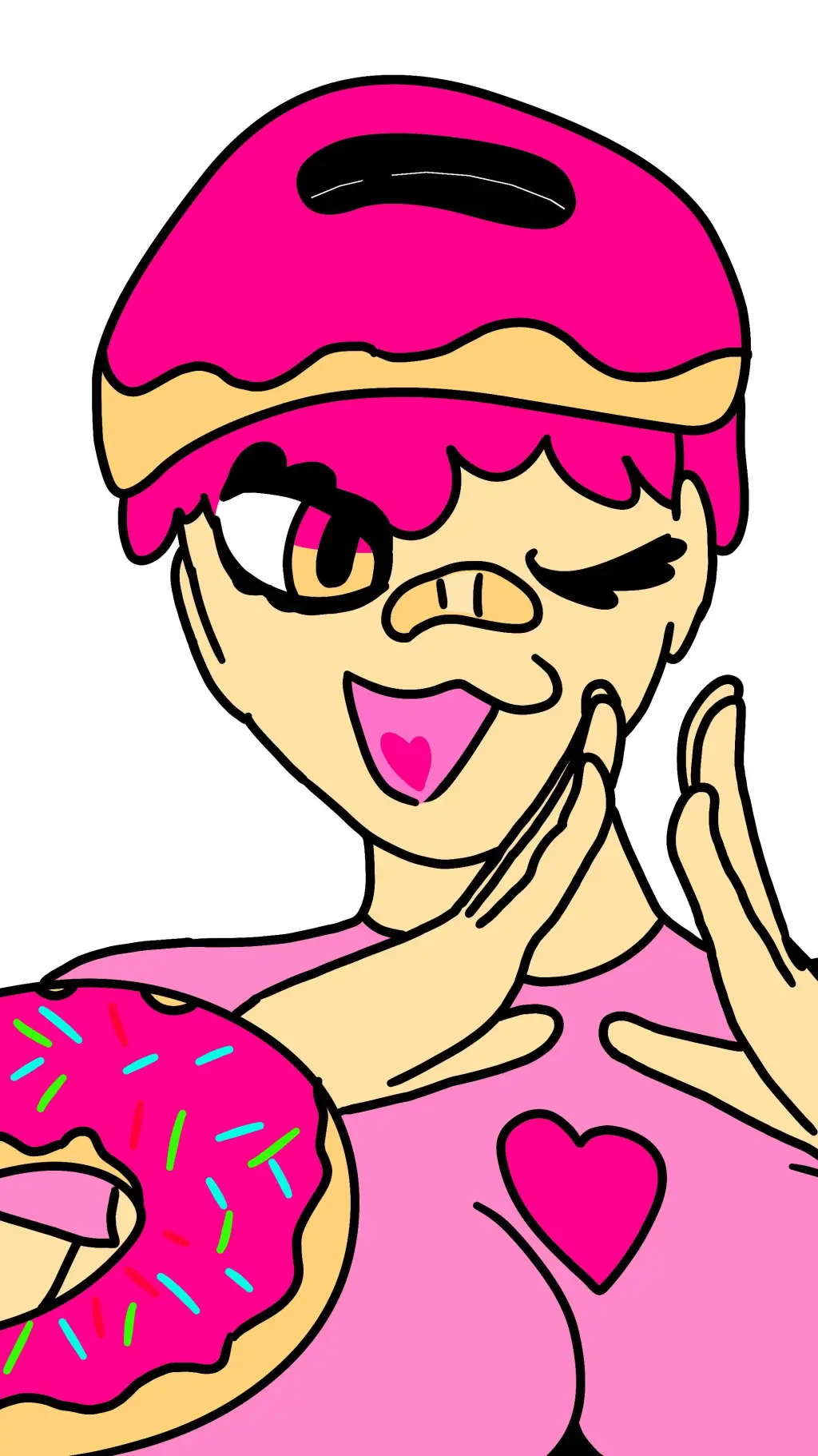 ai character: sprinkle background