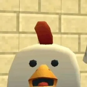 chat with ai character: Chicken gunrooster