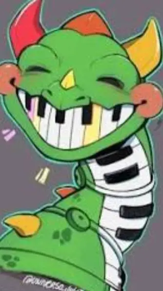 ai character: Pianosaurus  background