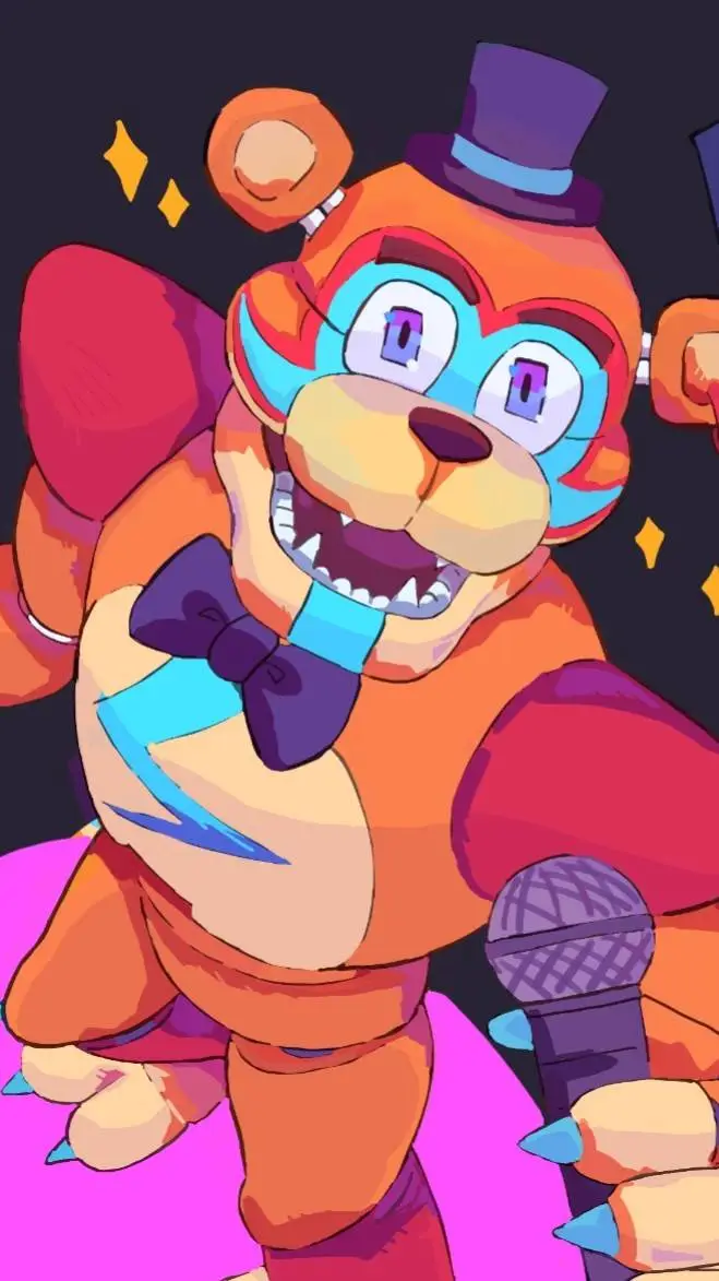 ai character: Glamrock Fronnie background