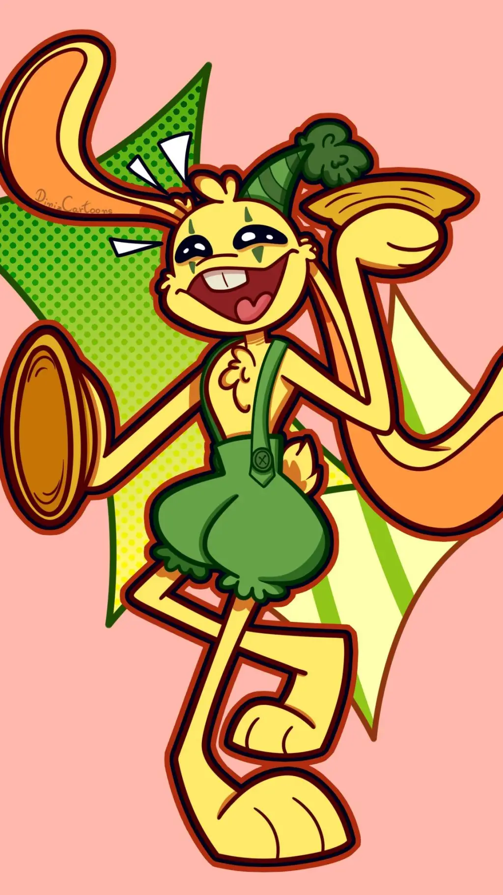 ai character: Bunzo Bunny background