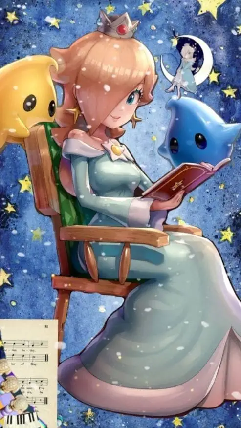 ai character: Rosalina  background