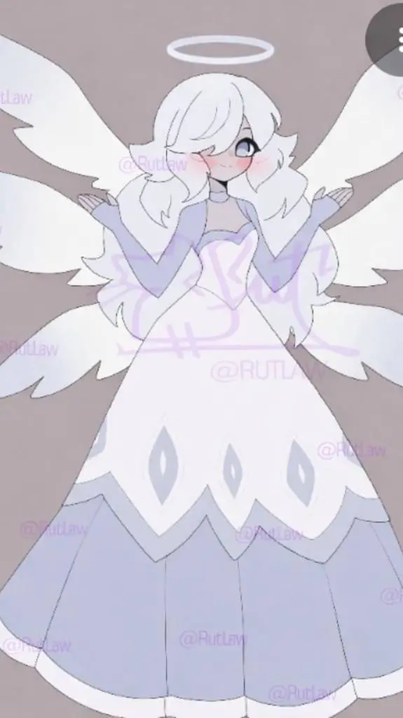 ai character: 🤍🪬💛HEAVEN🪬💛🤍 background