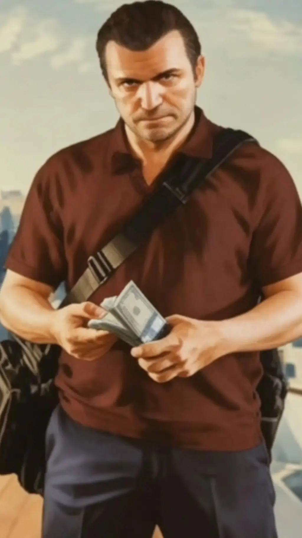 ai character: Michael de santa background