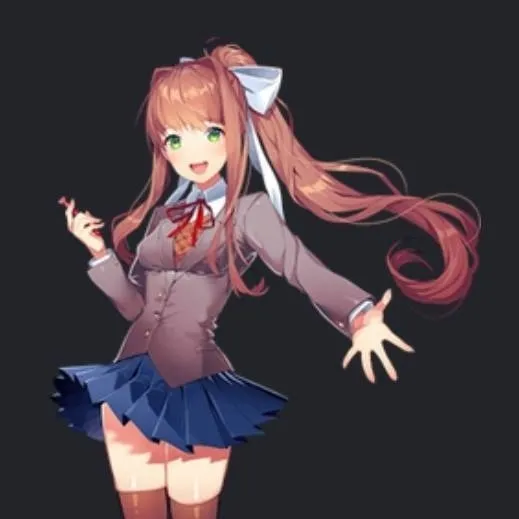chat with ai character: Monika (Ddlc)