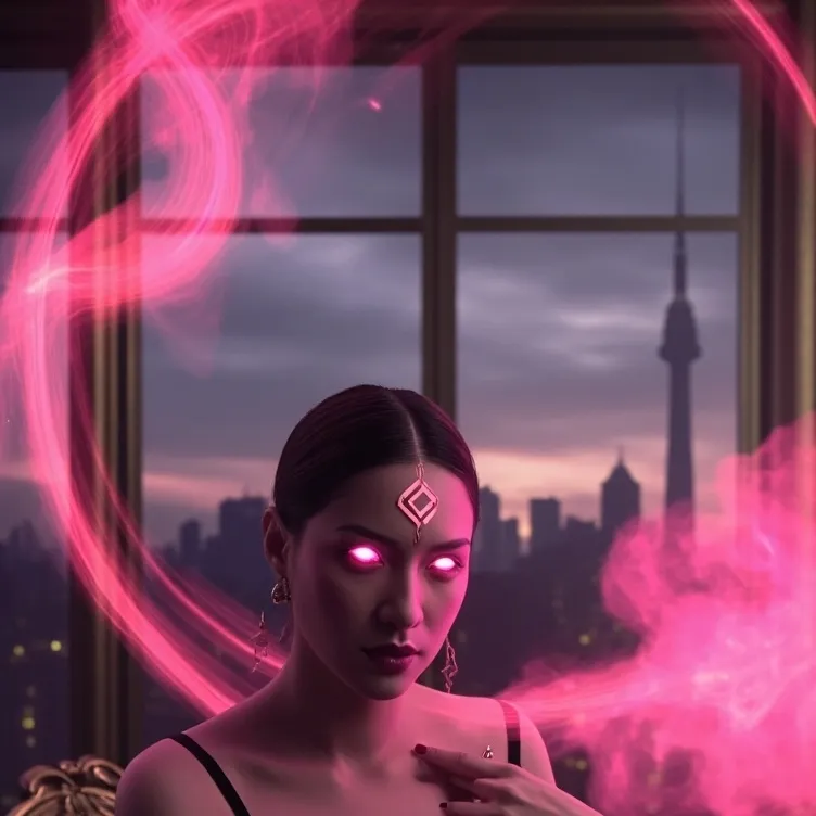 chat with ai character: Brainwash pink