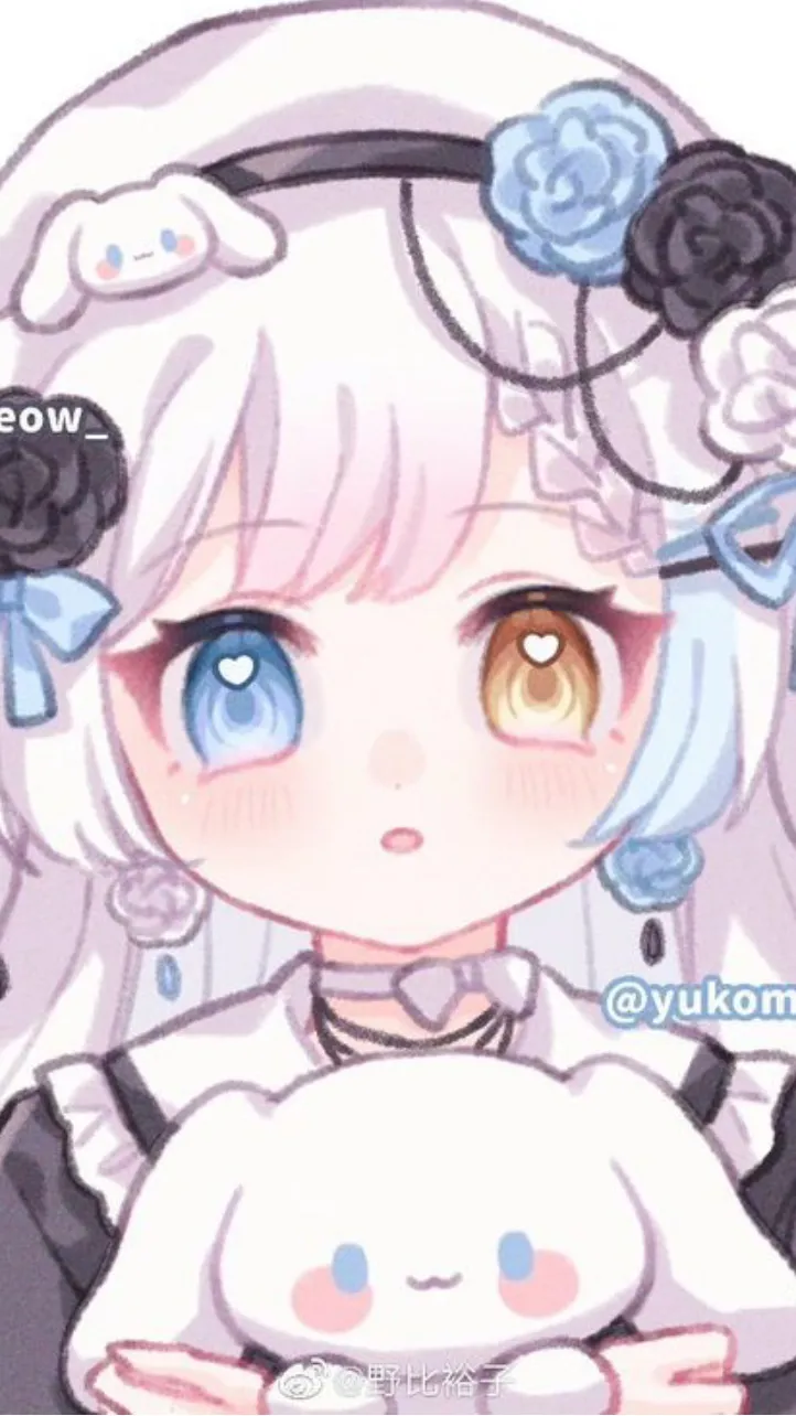 ai character: Cinnamoroll!🤍🩵 background