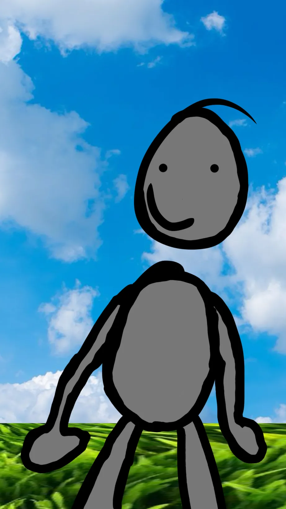 ai character: Sir grey background