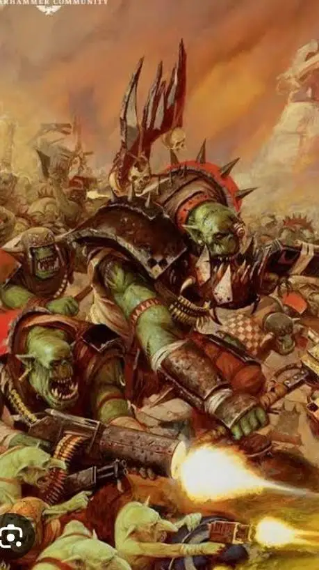 ai character: Orks . background