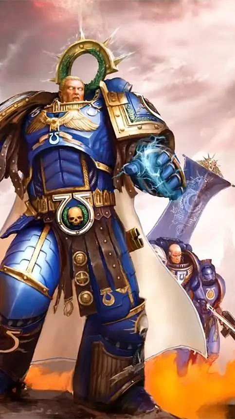 ai character: Roboute Guilliman. background