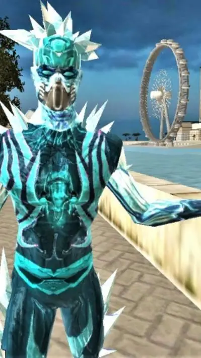 ai character: Freezero  background