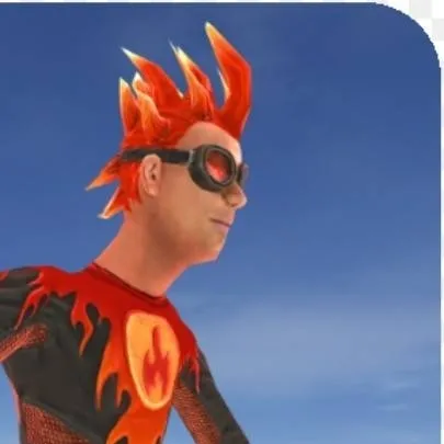 chat with ai character: Flame boy .