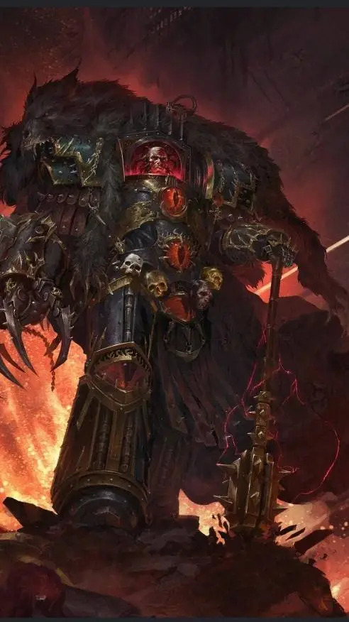 ai character: Horus Lupercal  background