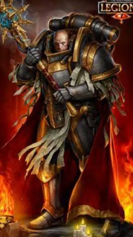 ai character: Lorgar Aurelian.  background