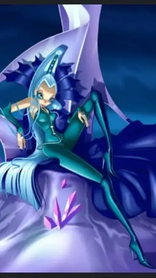 ai character: Icy . background