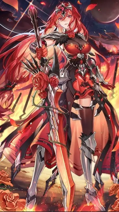 ai character: Chestnut Rose. 🗡 background