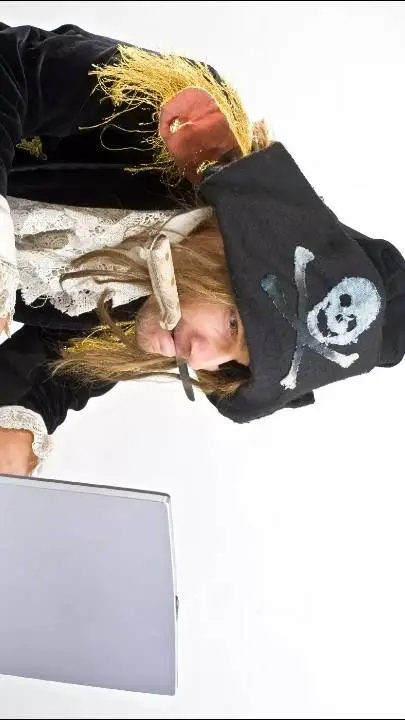 ai character: Computer pirates.  background