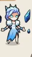 ai character: Ice Witch.  background