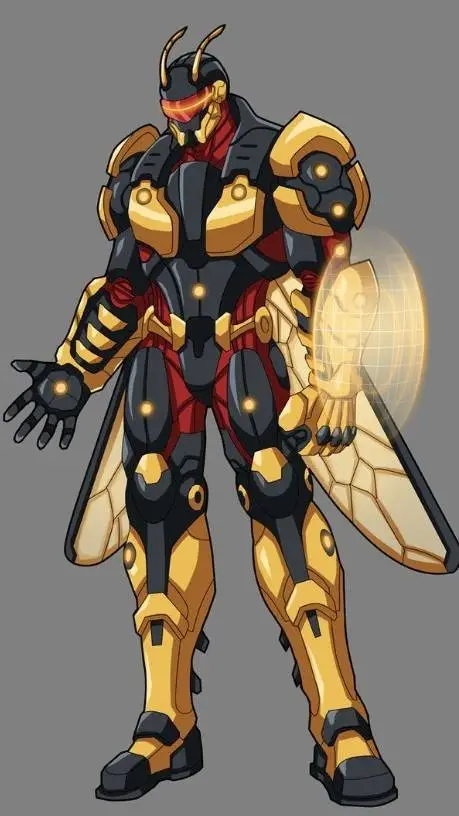ai character: The Hornet. background