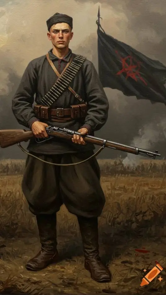 ai character: Anarchist Soldiers background
