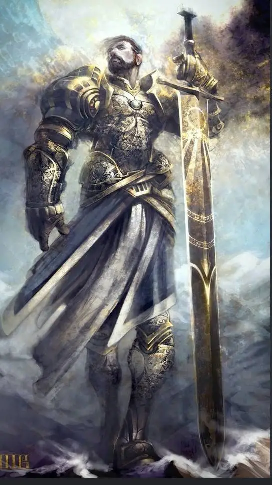 ai character: Holy Knights.  background