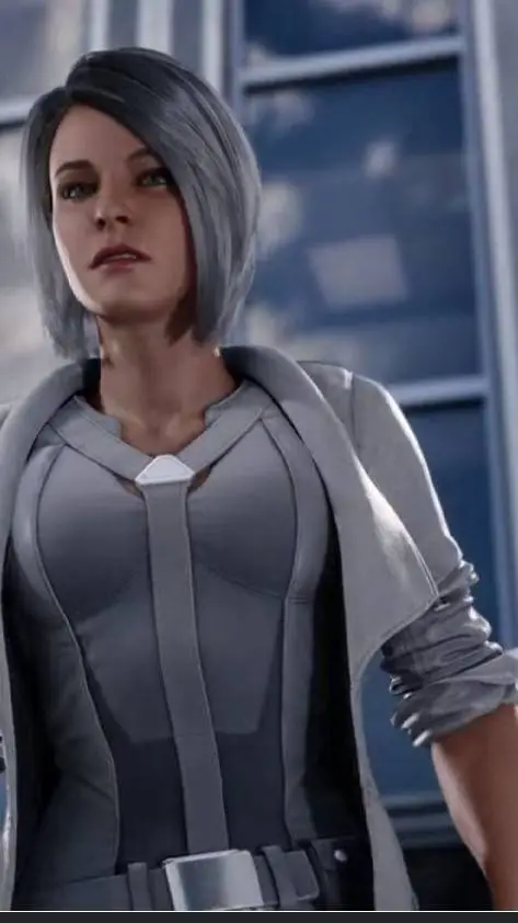 ai character: Silver Sable  background