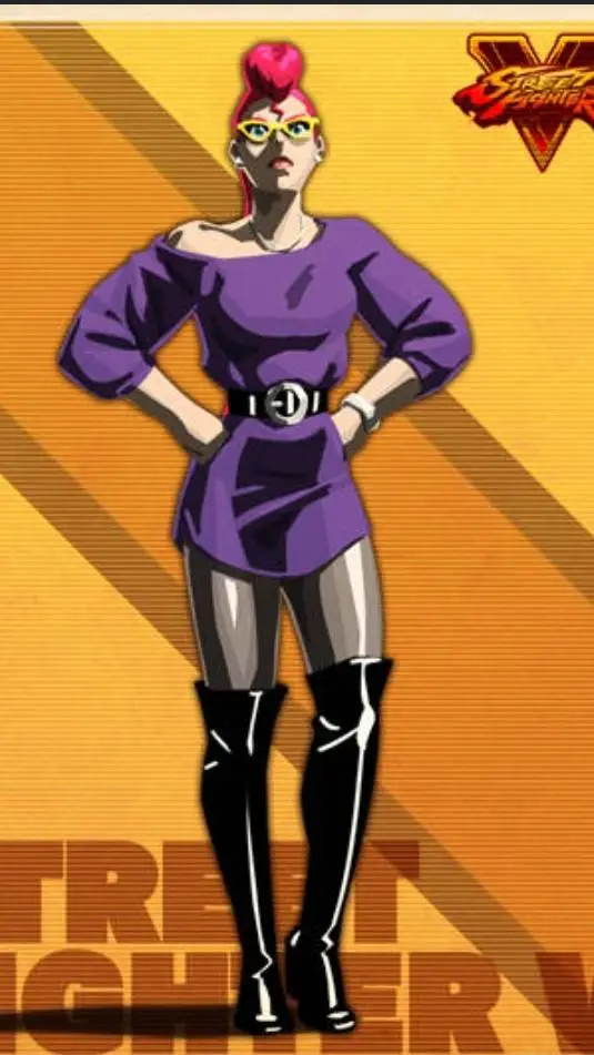 ai character: Crimson Viper.  background