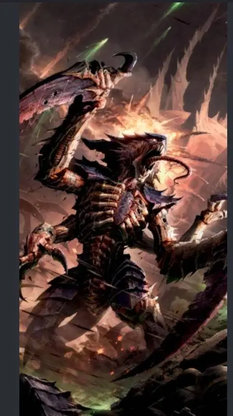 ai character: The Tyranids . background