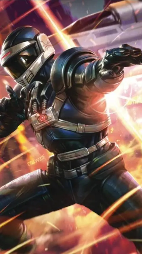 ai character: Phantom Ranger.  background